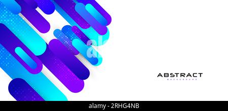 Fond géométrique moderne abstrait. Design de fond liquide coloré Illustration de Vecteur