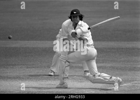 Imran Khan of Sussex Batting, Middlesex v Sussex (Schweppes County Championship), au Lord’s Cricket Ground, Londres, Angleterre - 27,29 & 30 mai 1978 - Banque D'Images