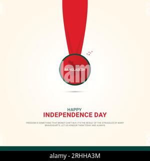 Jour de l'indépendance du Bangladesh. Jour de l'indépendance du Bangladesh Illustration de Vecteur