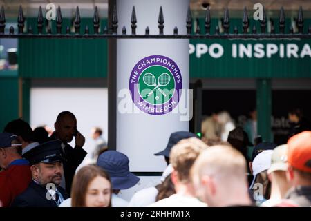 Wimbledon GV. Photo prise le 3 juillet 2023. © Belinda Jiao jiao.bilin@gmail.com 07598931257 https://www.belindajiao.com/about Banque D'Images
