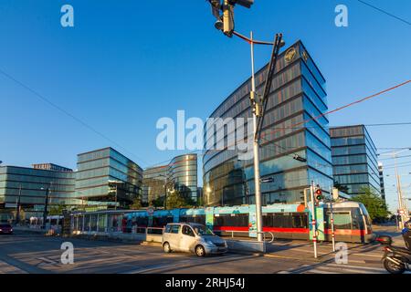 Vienne : complexe de bureaux Erste Campus en 10. Favoriten, Wien, Autriche Banque D'Images