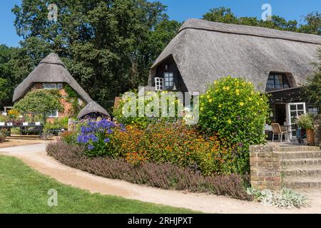 Furzey Gardens, une attraction touristique dans le parc national de New Forest, Hampshire, Angleterre, Royaume-Uni, en été Banque D'Images