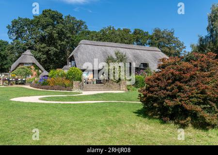 Furzey Gardens, une attraction touristique dans le parc national de New Forest, Hampshire, Angleterre, Royaume-Uni, en été Banque D'Images