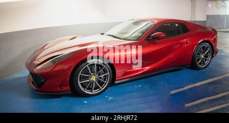 Ferrari rouge Banque D'Images