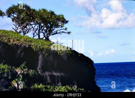 Lahaina, Hawaï, États-Unis. 15 août 2023. Maui, Hawaï en 1984. Côte HANA (image de crédit : © Kenneth Martin/ZUMA Press Wire) À USAGE ÉDITORIAL SEULEMENT! Non destiné à UN USAGE commercial ! Banque D'Images