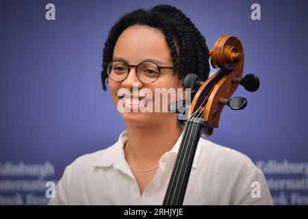 Édimbourg Écosse, Royaume-Uni 17 août 2023. Simone Seales au Festival international du livre d'Édimbourg. crédit sst/alamy live news Banque D'Images