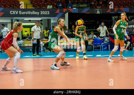 Monza, Italie. 17 août 2023. Femmes - Bosnie-Herzégovine vs Bulgarie, Volleyball Intenationals à Monza, Italie, août 17 2023 crédit : Independent photo Agency/Alamy Live News Banque D'Images
