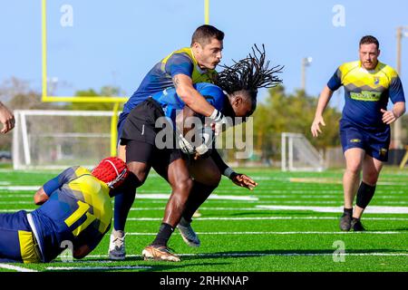 Ft Lauderdale RFC v Pelicans RC, 2-11-2023, fort Lauderdale, USA, photo : Chris Arjoon/Credit Banque D'Images