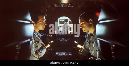 Gary Lockwood, Keir Dullea, '2001 : a Space Odyssey', (1968) MGM Banque D'Images