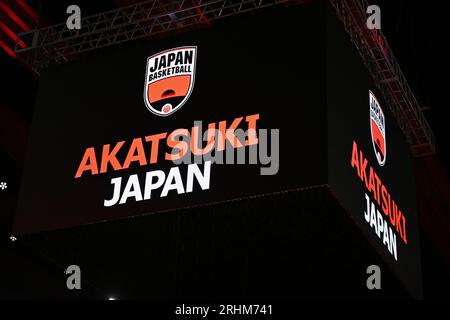 Tokyo, Japon. Crédit : MATSUO. 17 août 2023. Genenral View basket-ball : SoftBank Cup 2023 match entre le Japon et la France à Ariake Arena à Tokyo, Japon. Crédit : MATSUO .K/AFLO SPORT/Alamy Live News Banque D'Images