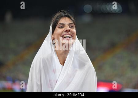 Anna Kiełbasinska (médaille de bronze, Pologne). 400m finale. Championnats d'Europe Munich 2022 Banque D'Images