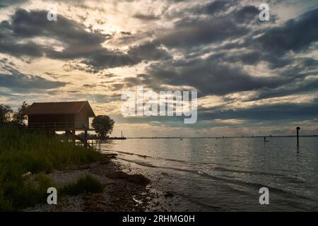 Bregenz et Lindau sur le lac de Constance en Autriche Banque D'Images