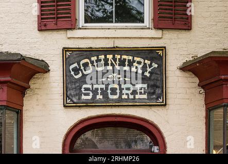 Country Store, rue Main   Stockbridge, Massachusetts, USA Banque D'Images