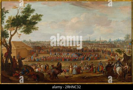 L'élection libre d'Auguste II à Wola, près de Varsovie, en 1697. Musée : Château Royal, Varsovie. Auteur : Martino Altomonte. Banque D'Images