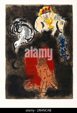 L'histoire de l'Exode. Musée : COLLECTION PRIVÉE. Auteur : MARC CHAGALL. Banque D'Images