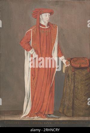Portrait de Philippe le bon (1396-1467). Musée : Château Royal, Varsovie. Auteur : ANONYME. Banque D'Images