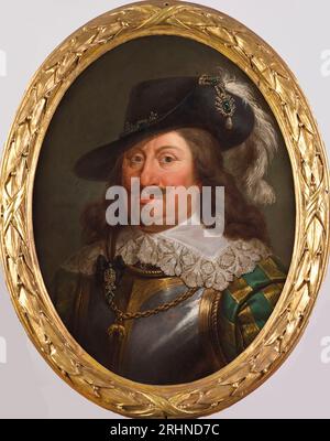 Portrait du roi Wladyslaw IV Vasa de Pologne (1595-1648). Musée : Château Royal, Varsovie. Auteur : MARCELLO BACCIARELLI. Banque D'Images