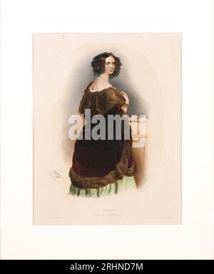 Archiduchesse Sophie d'Autriche, princesse de Bavière (1805-1872). Musée : COLLECTION PRIVÉE. Auteur : JOSEF KRIEHUBER. Banque D'Images