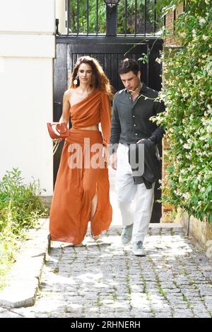 Invités VIP vus à Jackie Sinclair Summer Garden Party, 9 juillet 2023, Londres, Royaume-Uni Banque D'Images