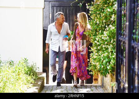 Invités VIP vus à Jackie Sinclair Summer Garden Party, 9 juillet 2023, Londres, Royaume-Uni Banque D'Images