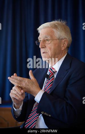 Sydney, Australie, 7 octobre 2009. Sir Michael Parkinson Media Conference, Watson's Bay, Sydney, Australie. Banque D'Images