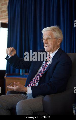 Sydney, Australie, 7 octobre 2009. Sir Michael Parkinson Media Conference, Watson's Bay, Sydney, Australie. Banque D'Images