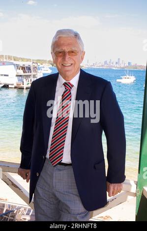 Sydney, Australie, 7 octobre 2009. Sir Michael Parkinson Media Conference, Watson's Bay, Sydney, Australie. Banque D'Images