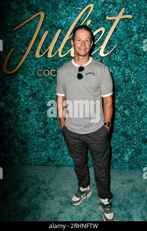 Las Vegas, NV, États-Unis. 17 août 2023. Mark Wahlberg à la grande ouverture de Juliet cocktail Room au Venetian Resort à Las Vegas, Nevada, le 17 août 2023. Crédit : Dee CEE carter/Media Punch/Alamy Live News Banque D'Images