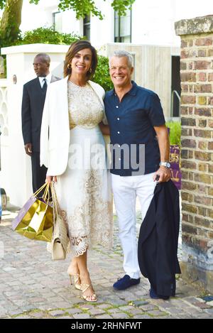 Invités VIP vus à Jackie Sinclair Summer Garden Party, 9 juillet 2023, Londres, Royaume-Uni Banque D'Images