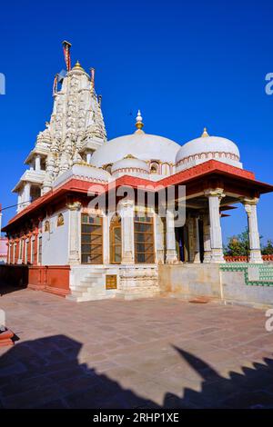 Inde, État du Rajasthan, Bikaner, Temple Seth Bhandasar Jain Banque D'Images