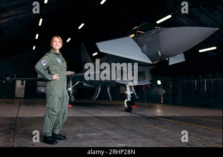 Keflavik, Île. 03 août 2023. Un tir Eurofighter de votre avion de transport A400 lors de l'exercice Rapid Viking 2023 au-dessus de l'Islande. Keflavik, 08/03/2023. Crédit : dpa/Alamy Live News Banque D'Images