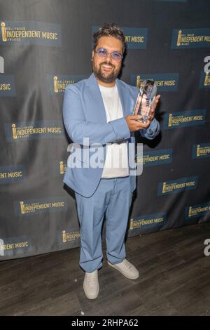 Los Angeles, États-Unis. 17 août 2023. Le guitariste Carlos Garo assiste aux 2023 Annual Hollywood Independent Music Awards à l'Avalon Hollywood, Los Angeles, CA 17 août 2023 Credit : Eugene Powers/Alamy Live News Banque D'Images