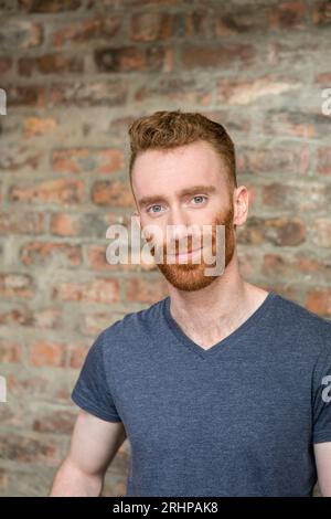 Portrait d'un jeune homme Banque D'Images