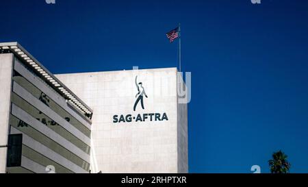 Siège de SAG-AFTRA à Los Angeles Banque D'Images