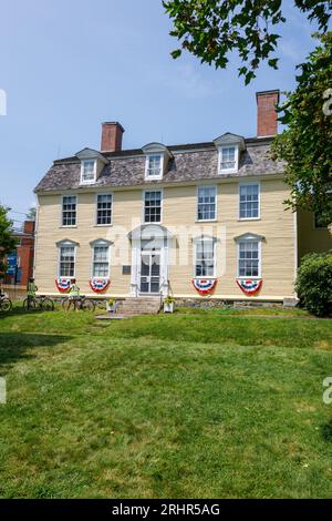 John Paul Jones House, Portsmouth, New Hampshire, États-Unis. Banque D'Images