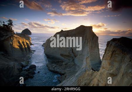 Cape Kiwanda State Rec Area Oregon États-Unis Banque D'Images