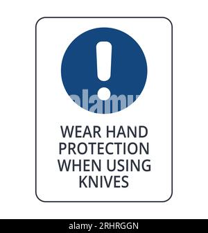 Symbole de protection des mains Illustration de Vecteur