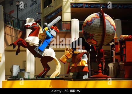 Le Lego Store du Mall of America à Bloomington, Minnesota, célèbre l'ère de la découverte Banque D'Images