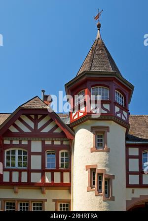 Maison Alemanns, maison de la fraternité Alemannia Marburg, association étudiante, Allemagne, Hesse, Marburg an der Lahn Banque D'Images