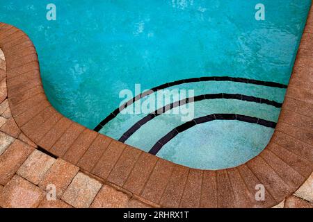 Série de détails de piscine Banque D'Images