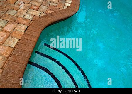 Série de détails de piscine Banque D'Images