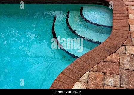 Série de détails de piscine Banque D'Images