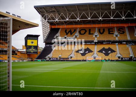 Wolverhampton, Royaume-Uni. 19 août 2023. Vue générale de Molineux avant le match de Premier League à Molineux, Wolverhampton. Le crédit photo devrait être : Gary Oakley/Sportimage crédit : Sportimage Ltd/Alamy Live News Banque D'Images