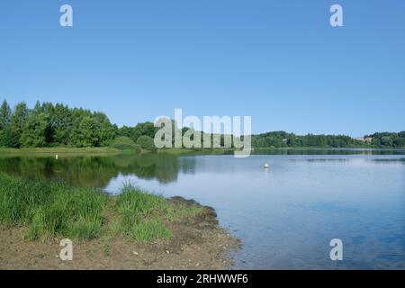 Brucher Talsperre Reservoir,Marienheide,Oberbergischer Kreis,Allemagne Banque D'Images