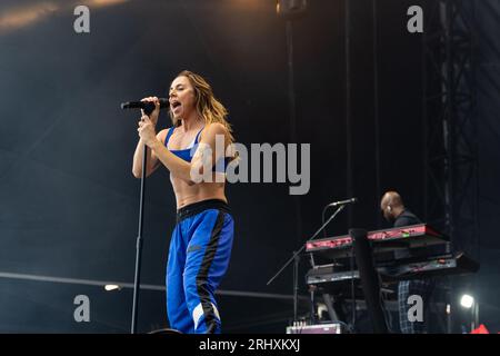 Durham, Royaume-Uni - l'ancienne Spice Girl Mel C se produit au Hardwick Festival, le 19 août 2023. Crédit Jill ODonnell/Alamy Live News Banque D'Images