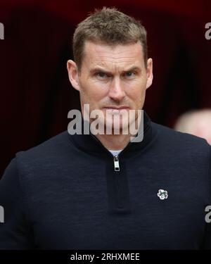 Matt Taylor, Manager de Rotherham United, lors du match du Sky Bet Championship entre Sunderland et Rotherham United au Stadium of Light, Sunderland, le samedi 19 août 2023. (Photo : Michael Driver | MI News) crédit : MI News & Sport / Alamy Live News Banque D'Images