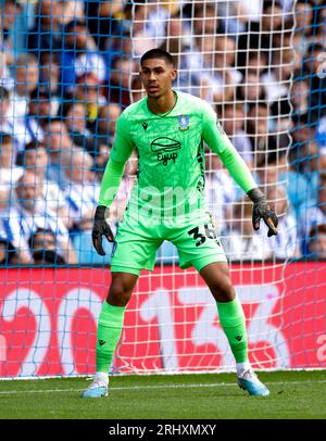 Sheffield Wednesday Goalkeeper Devis Vasquez lors du Sky Bet Championship Match à Hillsborough, Sheffield. Date de la photo : Samedi 19 août 2023. Banque D'Images