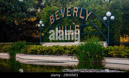 Beverly Hills sign Banque D'Images