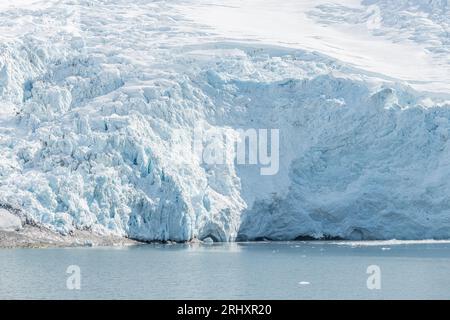 Glacier Beloit Tidewater à Blackstone Bay, Prince William Sound, Alaska, États-Unis Banque D'Images