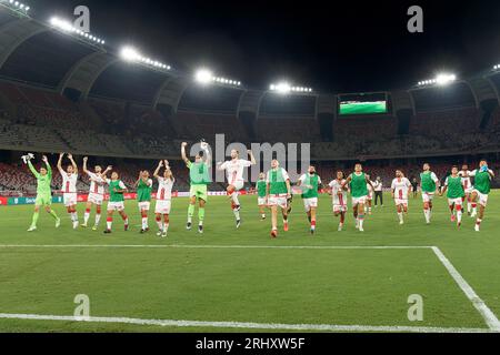 Bari, Italie. 18 août 2023. SSC Bari célèbre lors du SSC Bari vs Palermo FC, match italien de football Serie B à Bari, Italie, août 18 2023 crédit : Agence de photo indépendante/Alamy Live News Banque D'Images